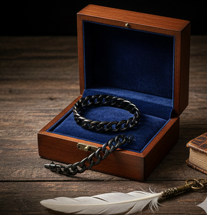 Stainless Sleek Cuban Bracelets Pair for Men and Women