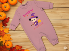 Witch in Training Baby Romper – Cozy Halloween Bodysuit