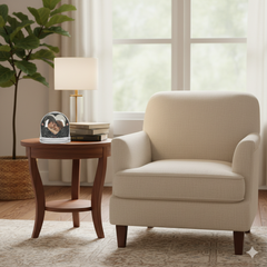 “Love Always” Personalized Couple Snow Globe – Custom Photo & Message Gift