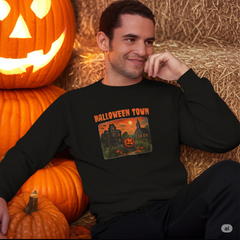 Cozy Halloween Town Unisex Sweatshirt – Spooky Fall Fashion