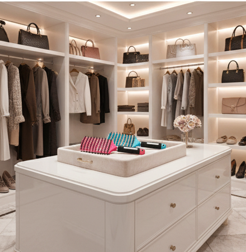 CurlyStyle Brush Comb - Colorful Multifunction Tool