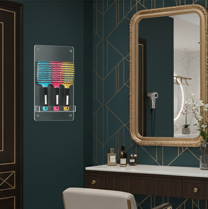 CurlyStyle Brush Comb - Colorful Multifunction Tool