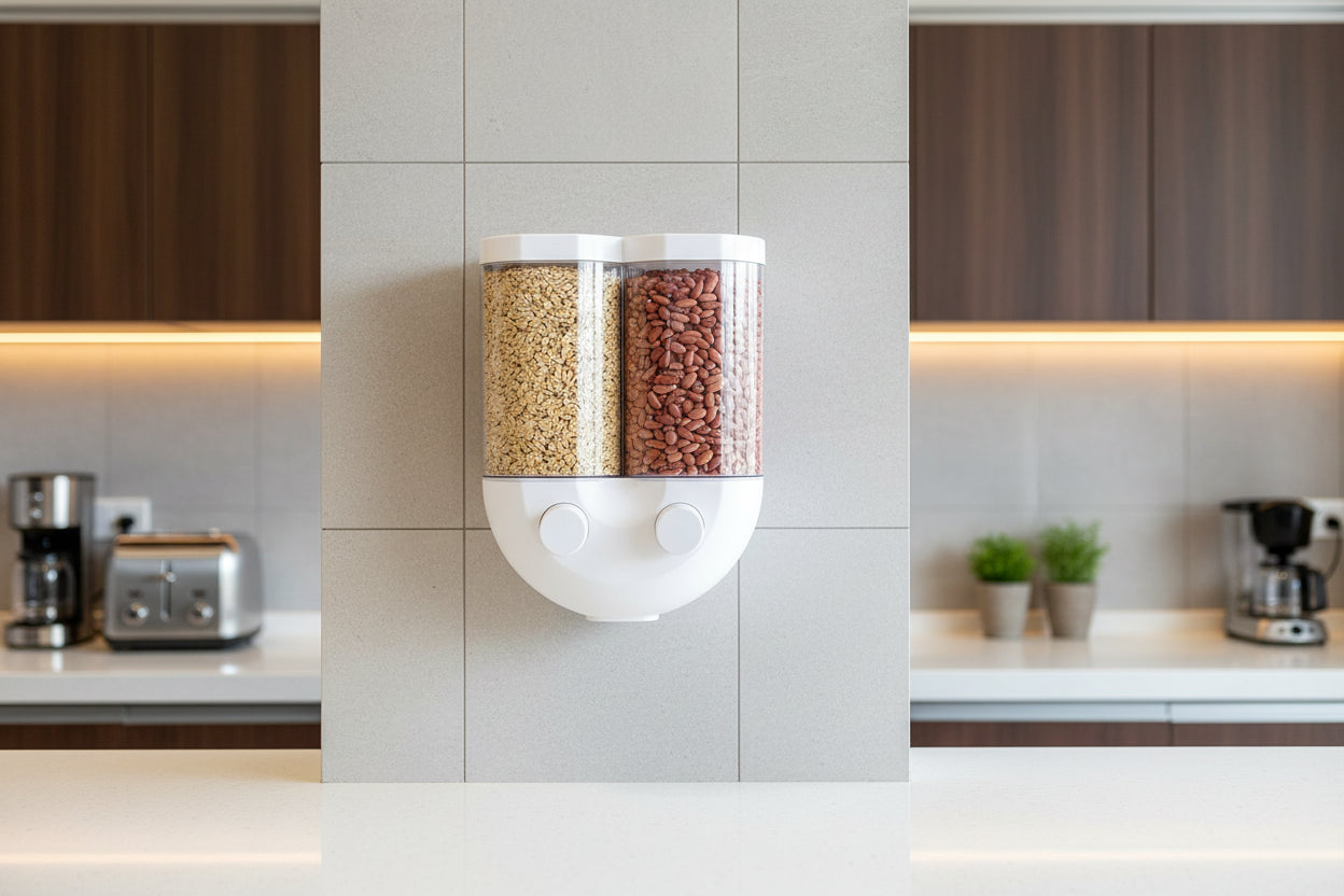 Kitchen Wall-Mounted Grain Keeper