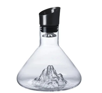Elegant Iceberg Crystal Decanter