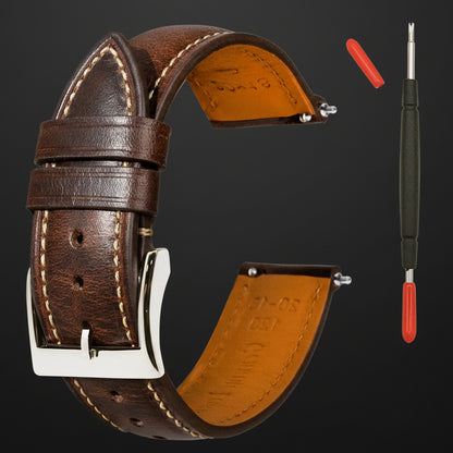 Gomvadr Luxe Leather Quick Release Watch Strap