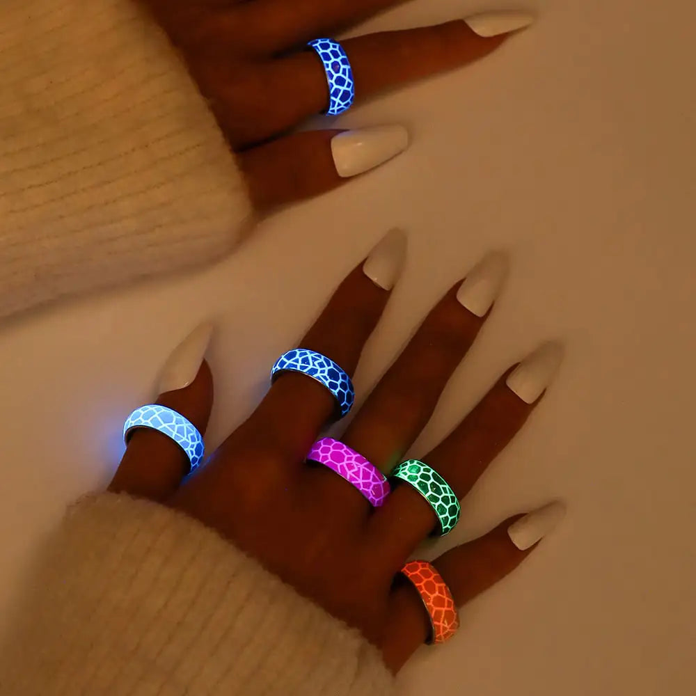 Radiant Steel Glow Ring