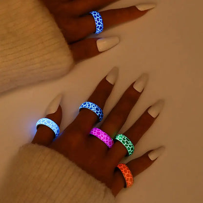 Radiant Steel Glow Ring