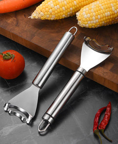 Dual Corn Kernel Stripper Tool Stainless Steel