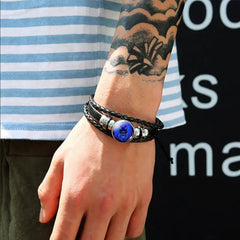 Astro Charm Braided Bracelet Unisex