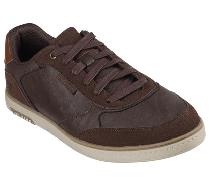 Skechers Men's Haney Oxford Sneaker Brown 9.5