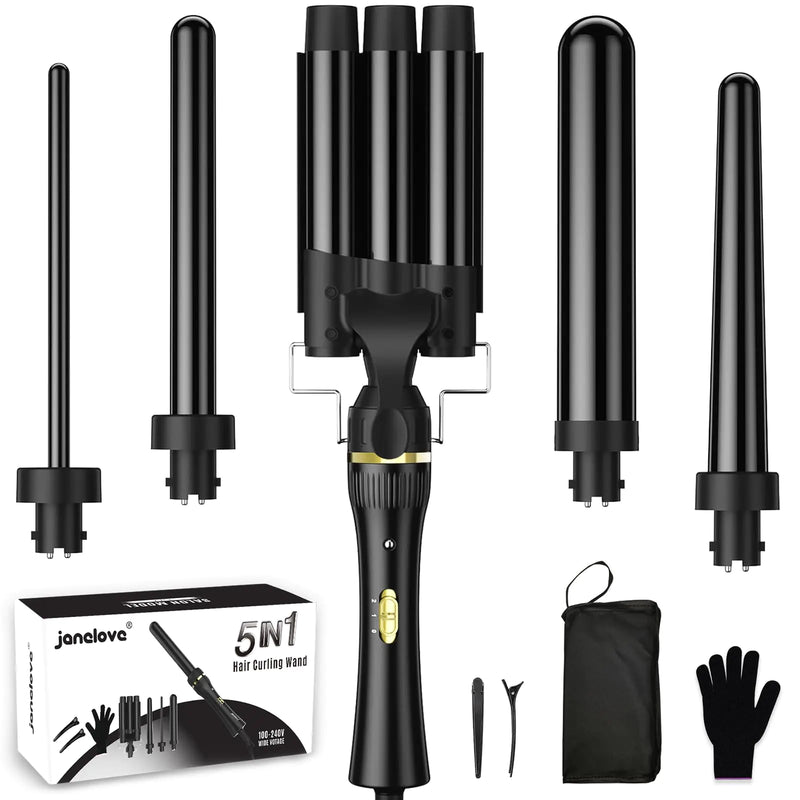 Janelove 5-in-1 Curling Master Set