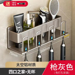 Bathroom Wall Organizer for Toothbrush & Cup