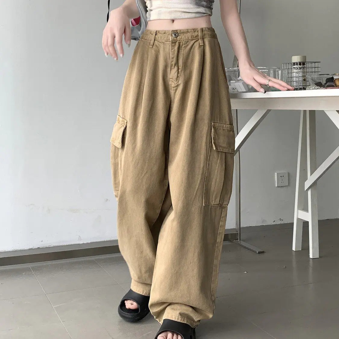 Women's Relaxed Fit Khaki Pants