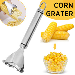 Dual Corn Kernel Stripper Tool Stainless Steel