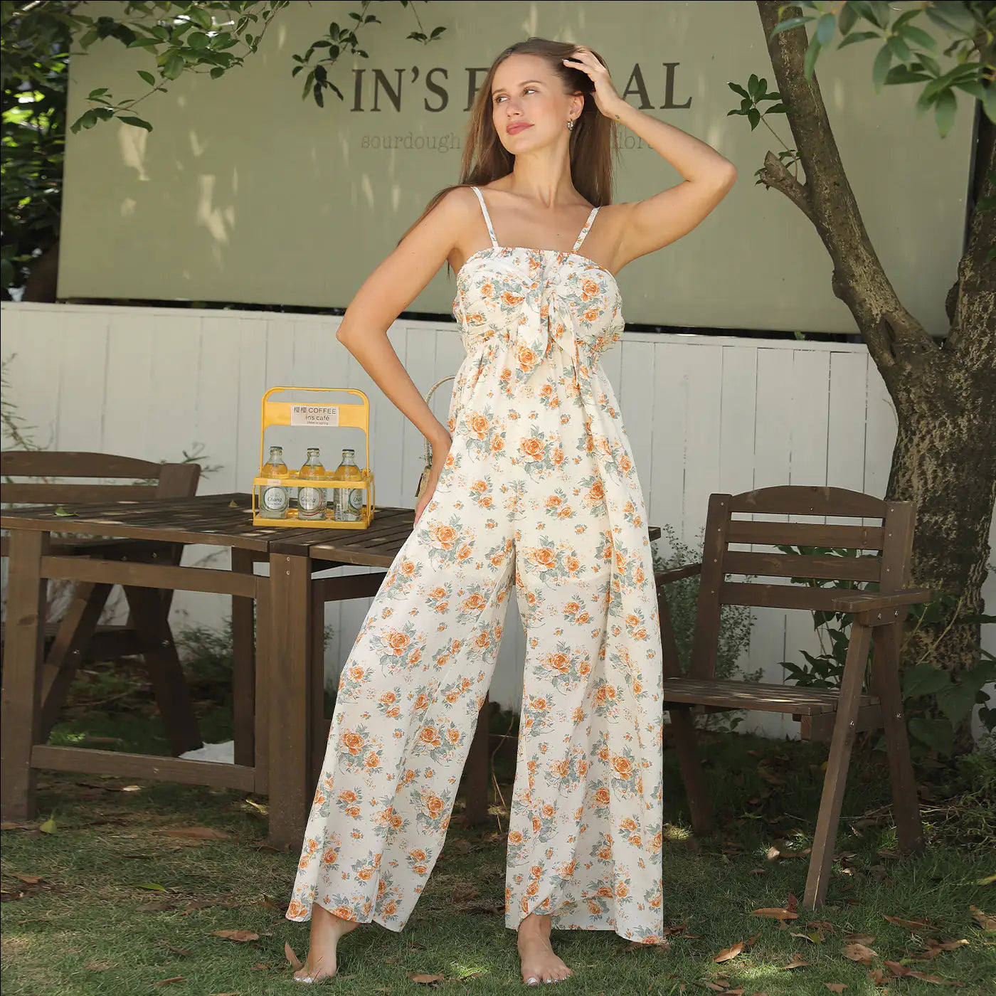 Women’s Chic Print Day Dress – Casual Lightweight Summer Fashion Dress