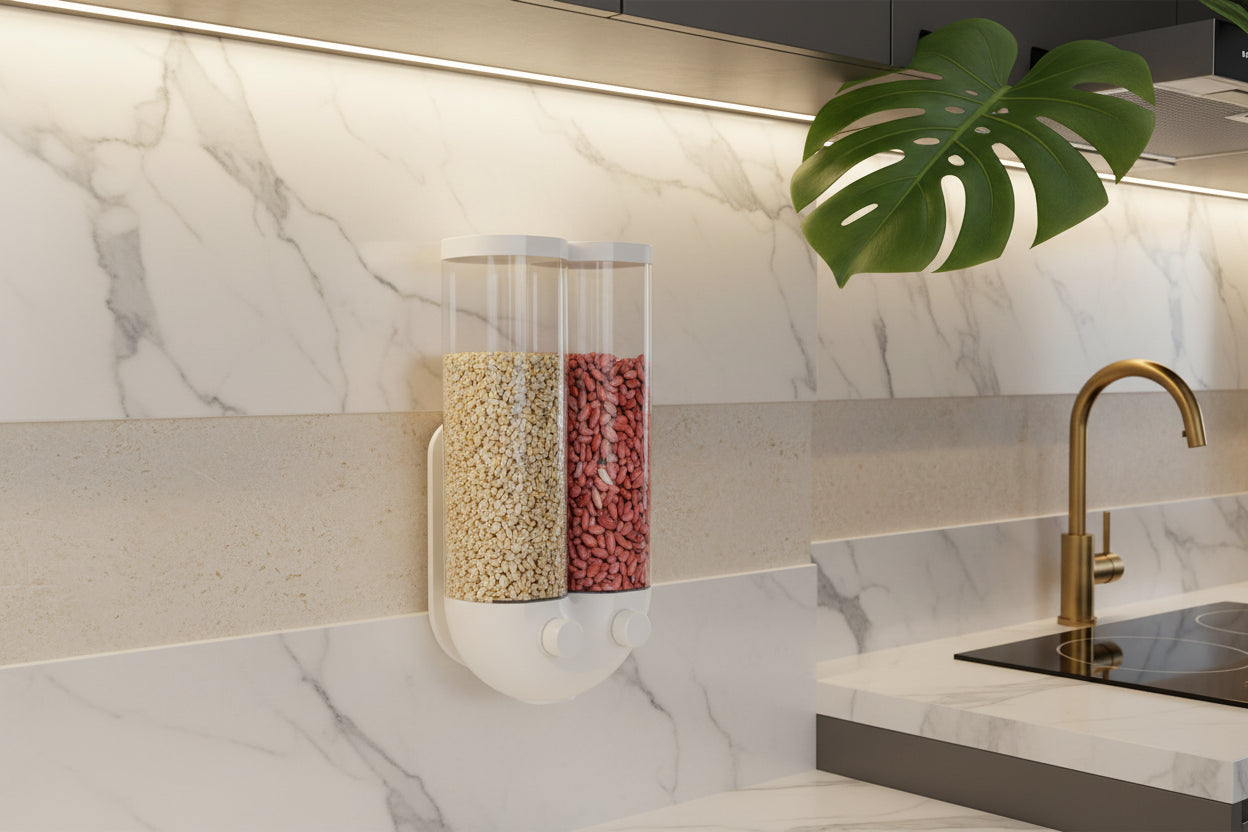 Kitchen Wall-Mounted Grain Keeper