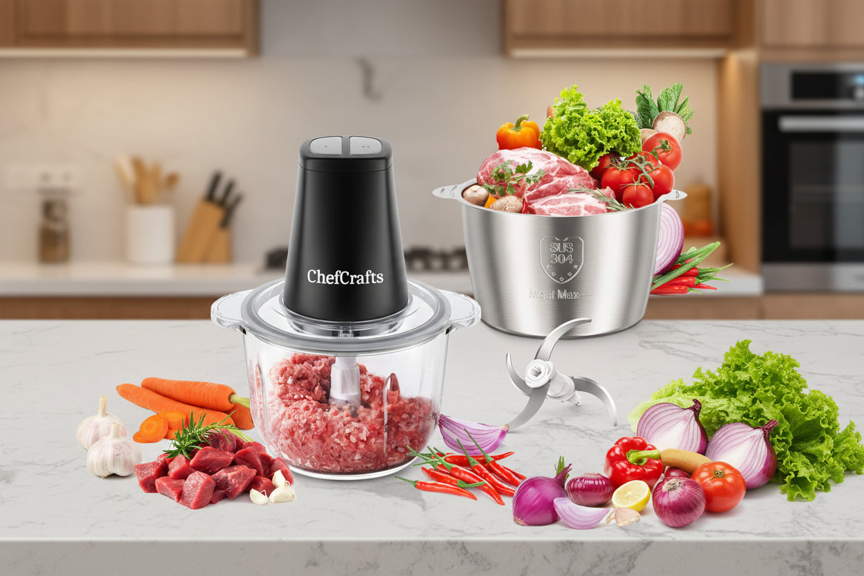 ChefCrafts Dual Bowl Food Processor