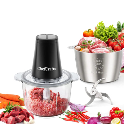 ChefCrafts Dual Bowl Food Processor