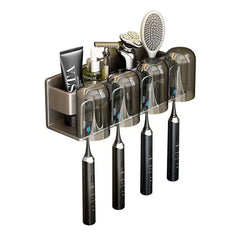 Bathroom Wall Organizer for Toothbrush & Cup