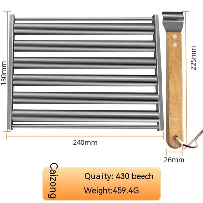 Detachable Steel Sausage Grill Rack