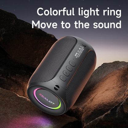 Zealot-S32PRO Powerful Bluetooth Speaker – Bass Wireless, LED Light, Waterproof Outdoor Subwoofer | UniqSnaz