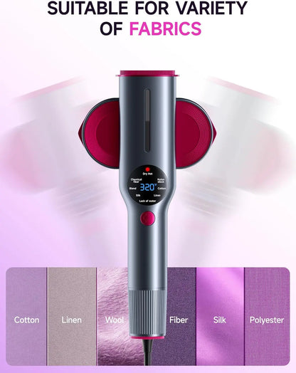 2-in-1 Handheld Steamer & Iron – 1200W Fast Heat-Up Travel Garment Steamer (15s Ready)