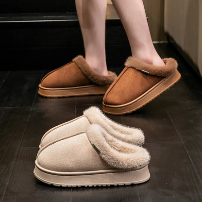 Women’s Winter Slippers – Plush Fleece Lined, Non-Slip Indoor House Shoes, Soft Sole | UniqSnaz
