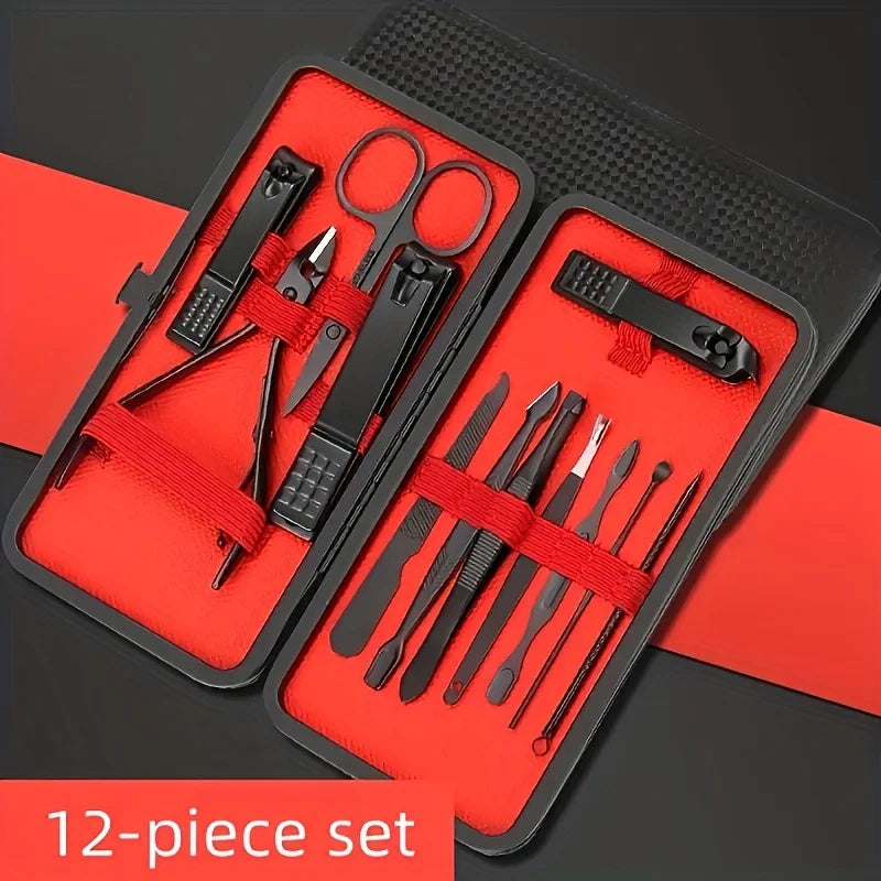 Professional Nail Clippers Kit (7–24pcs) – Ultra Sharp Fingernail & Toenail Cutters, Stainless Steel | UniqSnaz