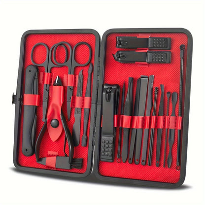 Professional Nail Clippers Kit (7–24pcs) – Ultra Sharp Fingernail & Toenail Cutters, Stainless Steel | UniqSnaz