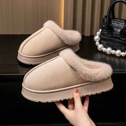 Women’s Winter Slippers – Plush Fleece Lined, Non-Slip Indoor House Shoes, Soft Sole | UniqSnaz