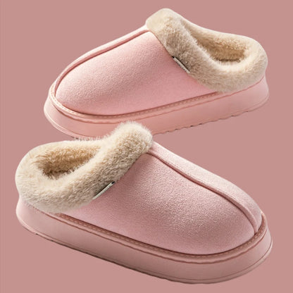 Women’s Winter Slippers – Plush Fleece Lined, Non-Slip Indoor House Shoes, Soft Sole | UniqSnaz