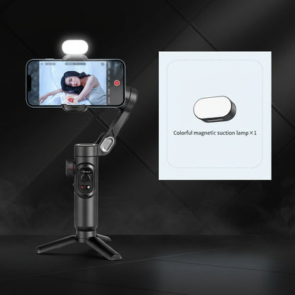 AOCHUAN 3-Axis Handheld Gimbal Stabilizer for Smartphone – Face Tracking, Fill Light, Vlog Smart XE | UniqSnaz