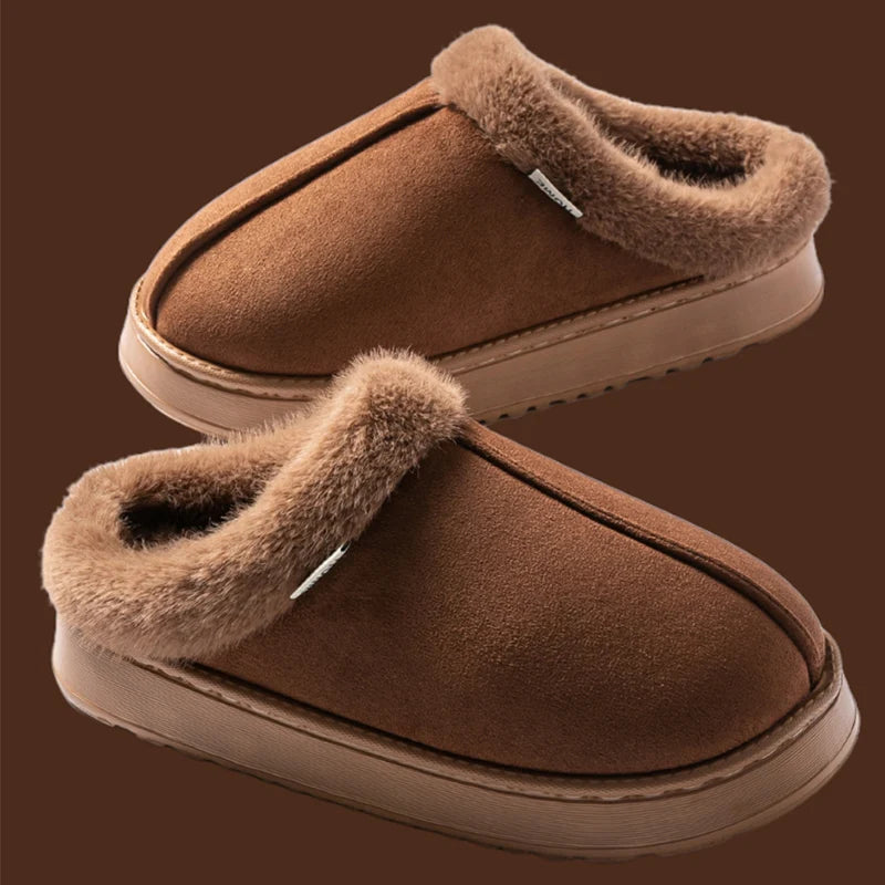 Women’s Winter Slippers – Plush Fleece Lined, Non-Slip Indoor House Shoes, Soft Sole | UniqSnaz