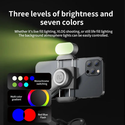 AOCHUAN 3-Axis Handheld Gimbal Stabilizer for Smartphone – Face Tracking, Fill Light, Vlog Smart XE | UniqSnaz