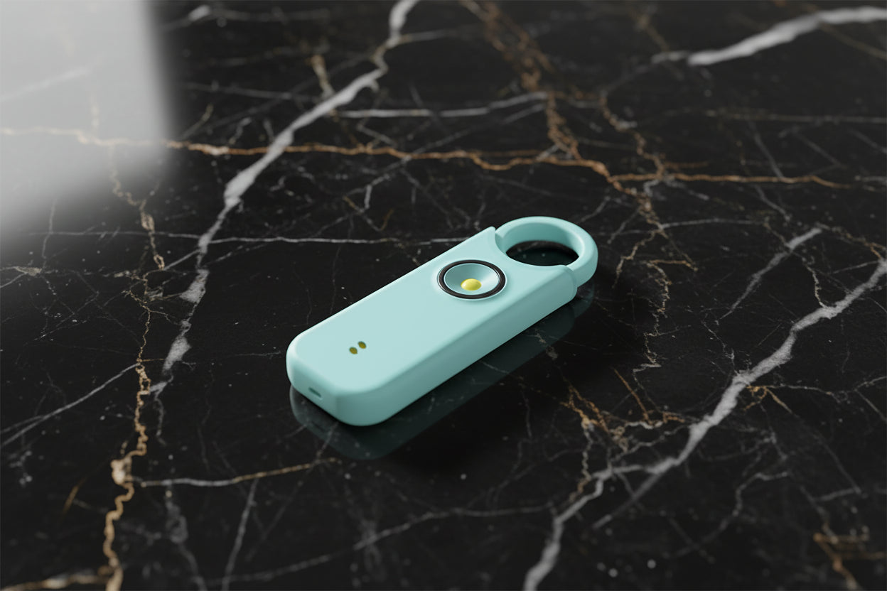 135dB Personal Safety Keychain Alarm – Rechargeable Anti-Attack & Emergency Security Siren (PA300)