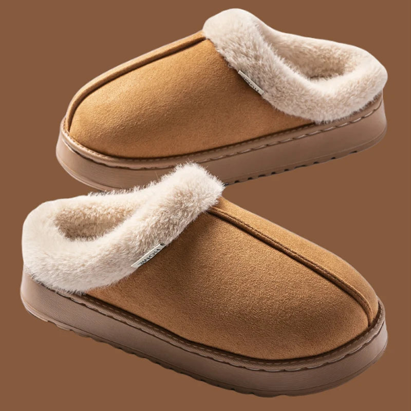 Women’s Winter Slippers – Plush Fleece Lined, Non-Slip Indoor House Shoes, Soft Sole | UniqSnaz