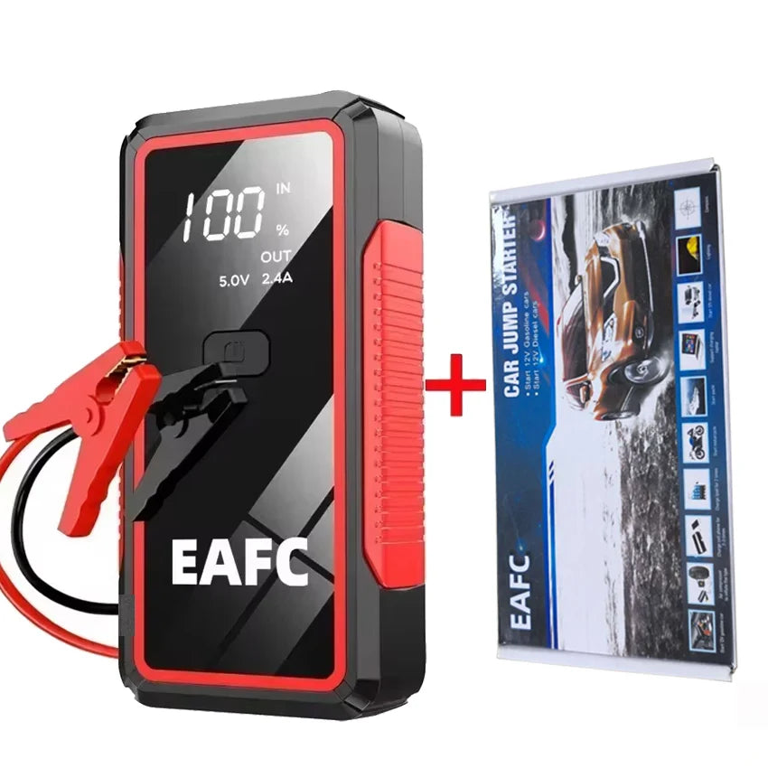EAFC 12V Car Jump Starter – 600A-2000A Portable Battery Booster, Emergency Power Bank | UniqSnaz