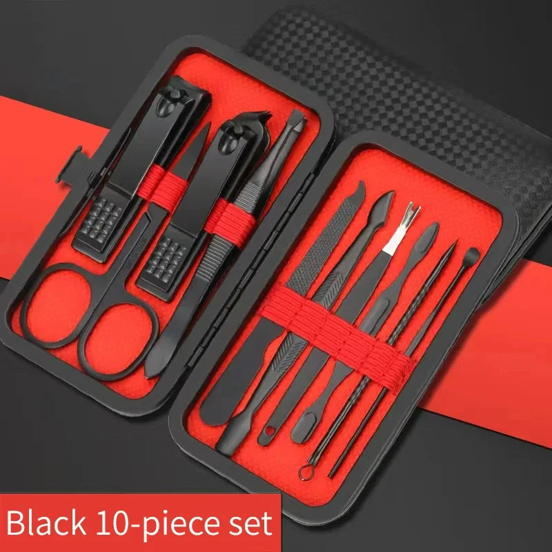 Professional Nail Clippers Kit (7–24pcs) – Ultra Sharp Fingernail & Toenail Cutters, Stainless Steel | UniqSnaz