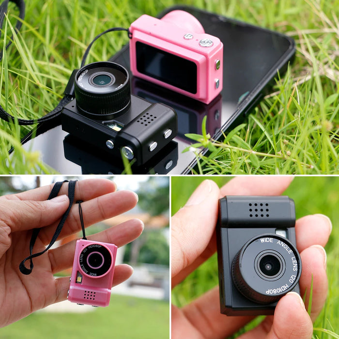 S5 Retro Mini Camera with Screen – 1080P Portable Micro Video Recorder (Y3000 Style)