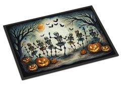 Dancing Skeletons Halloween Doormat – Spooky Non-Slip Indoor & Outdoor Rug