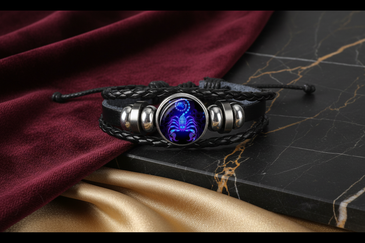 Astro Charm Braided Bracelet Unisex