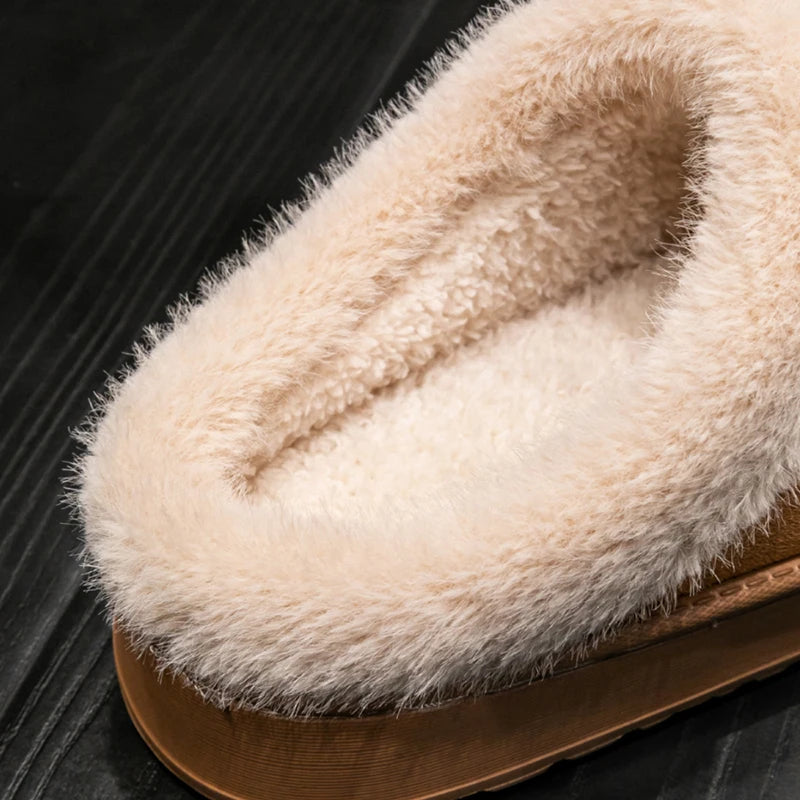 Women’s Winter Slippers – Plush Fleece Lined, Non-Slip Indoor House Shoes, Soft Sole | UniqSnaz