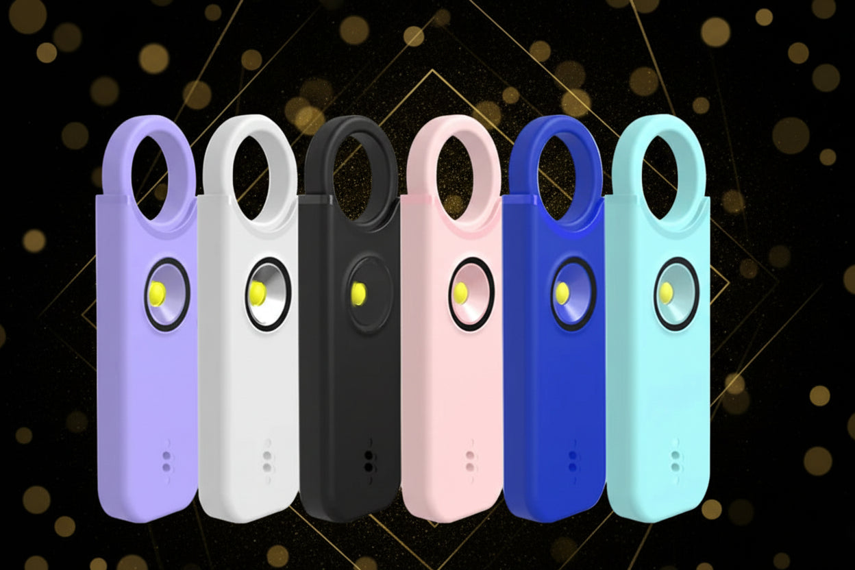 135dB Personal Safety Keychain Alarm – Rechargeable Anti-Attack & Emergency Security Siren (PA300)