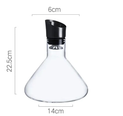 Elegant Iceberg Crystal Decanter