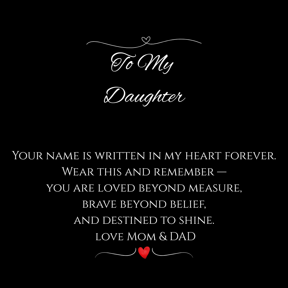 Personalized Name Necklace – Custom Gift for Mom, Daughter, Wife, Grandma, or Best Friend