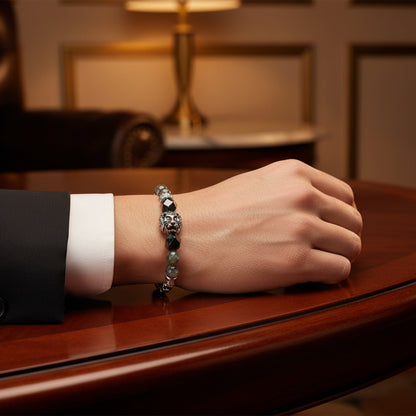 Kim Carrey Italian Steel Men's Bracelet