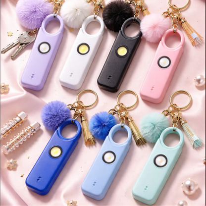 135dB Personal Safety Keychain Alarm – Rechargeable Anti-Attack & Emergency Security Siren (PA300)