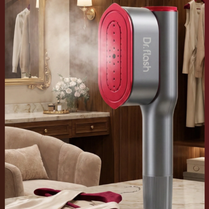 2-in-1 Handheld Steamer & Iron – 1200W Fast Heat-Up Travel Garment Steamer (15s Ready)