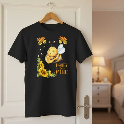 Honey Bee Mine Cute Bee Valentine’s T-Shirt – Romantic Honey Bee Love Shirt