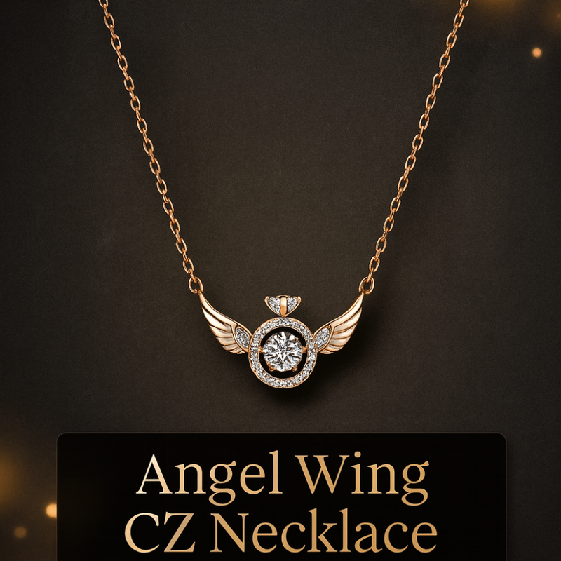 Seraphic Charm Necklace – Elegant Minimalist Jewelry for Her